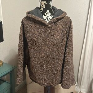 Dylan faux fur hoodie - L